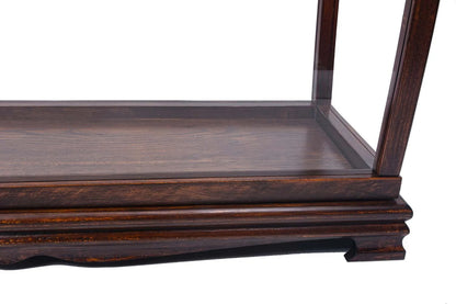 Display Case for Midsize Tall Ship Classic Brown