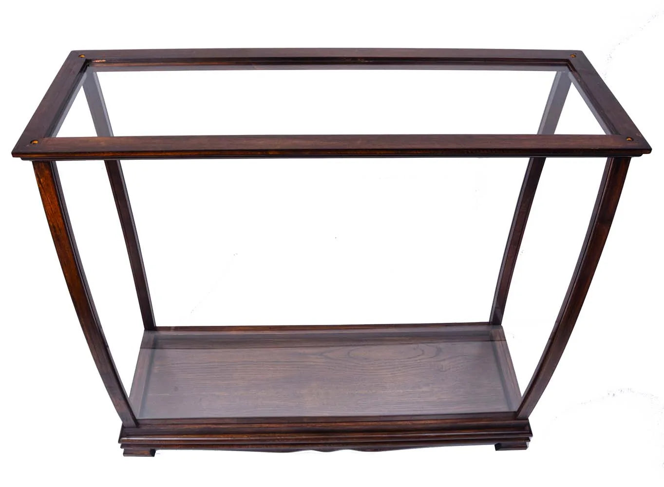 Display Case for Midsize Tall Ship Classic Brown
