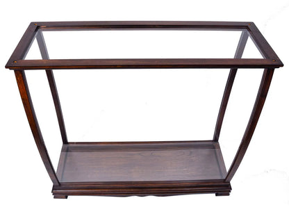 Display Case for Midsize Tall Ship Classic Brown