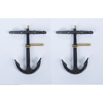 Round metal anchor large