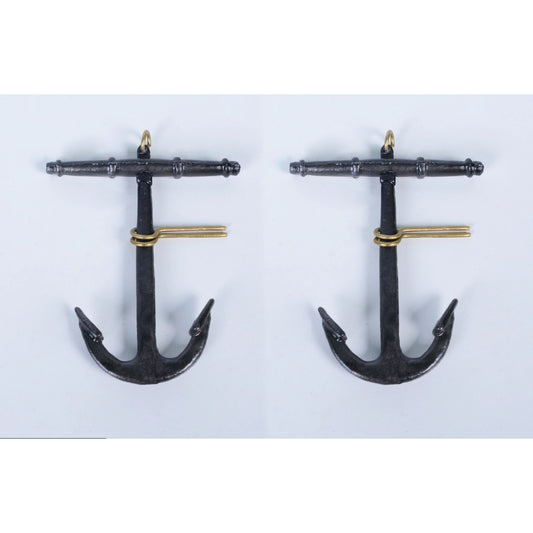 Round metal anchor large