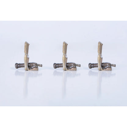 Square Metal Side Window And Attached Metal Cannon (Large)