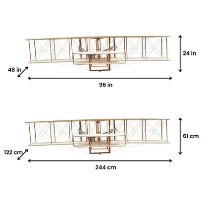 1903 Wright Brother Flyer Model 8-ft