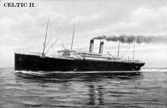 RMS Celtic 36 inches boat model