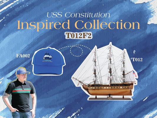 Ultimate USS Constitution Combo: A Model Ship and Classic Hat