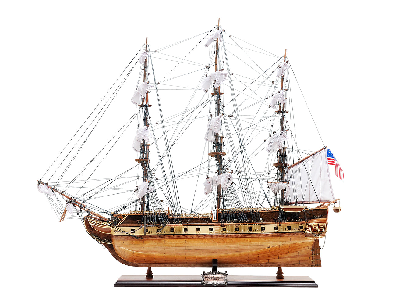 Ultimate USS Constitution Combo: A Model Ship and Classic Hat