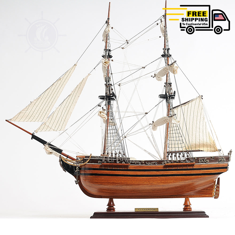 The El Cazador Tall Ship Model Captain Line