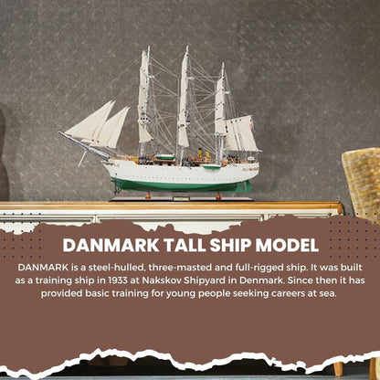 Danmark Yelkenli Gemi Modeli Admiral Hattı