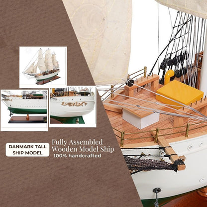 Danmark Yelkenli Gemi Modeli Admiral Hattı