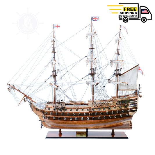 HMS Victory Xl War Ship Model Fleet Admiral Line Limited Edition