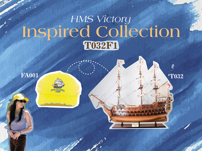 Ultimate HMS Victory Combo: A Model Ship and Classic Hat