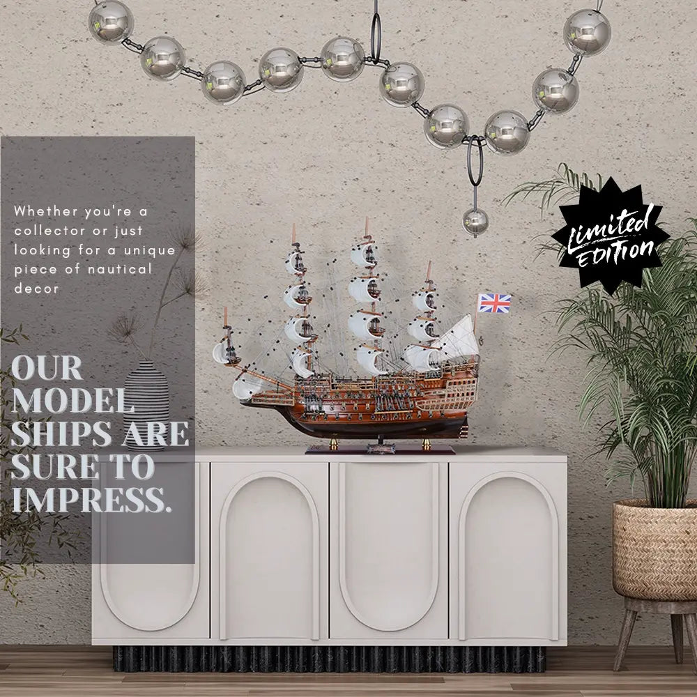 Sovereign of the Seas Medium Downwind Full Sails Limited Edition Only 100 Produced Admiral Line