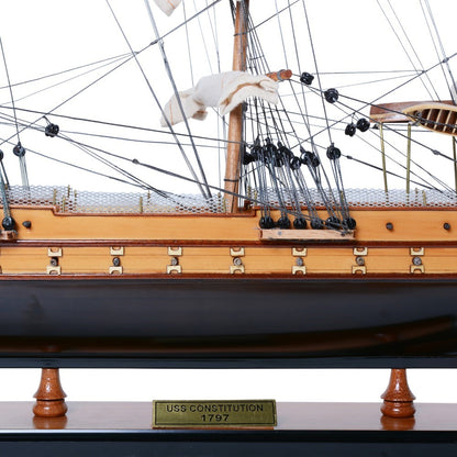 USS Constitution Small with Display Case