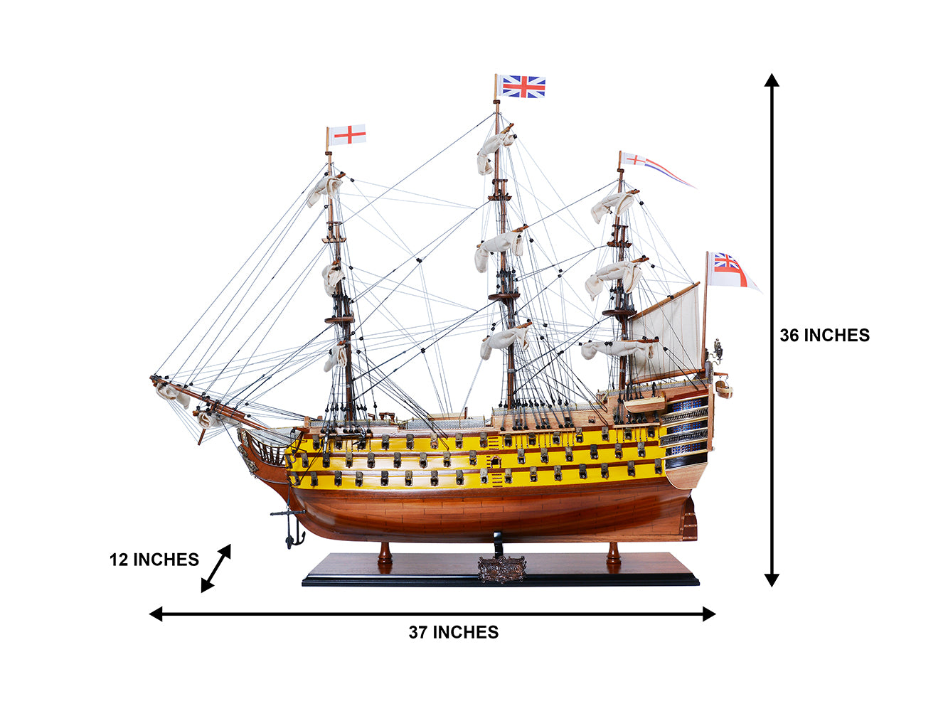 Ultimate HMS Victory Combo: A Model Ship and Classic Hat
