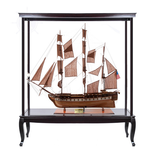 USS Constitution 56L With Display Case No Glass