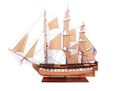 USS Constitution 56" Model & Display Case Combo