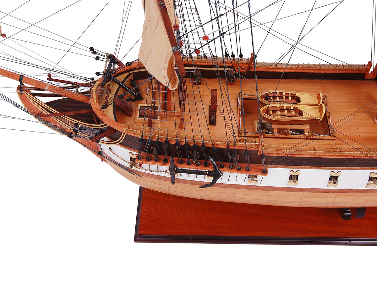 USS Constitution 56" Model & Display Case Combo