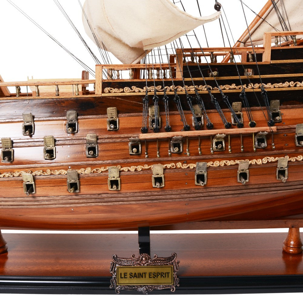 Maquette de grand voilier St. Espirit ligne Amiral