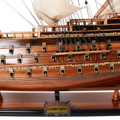 Maquette de grand voilier St. Espirit ligne Amiral