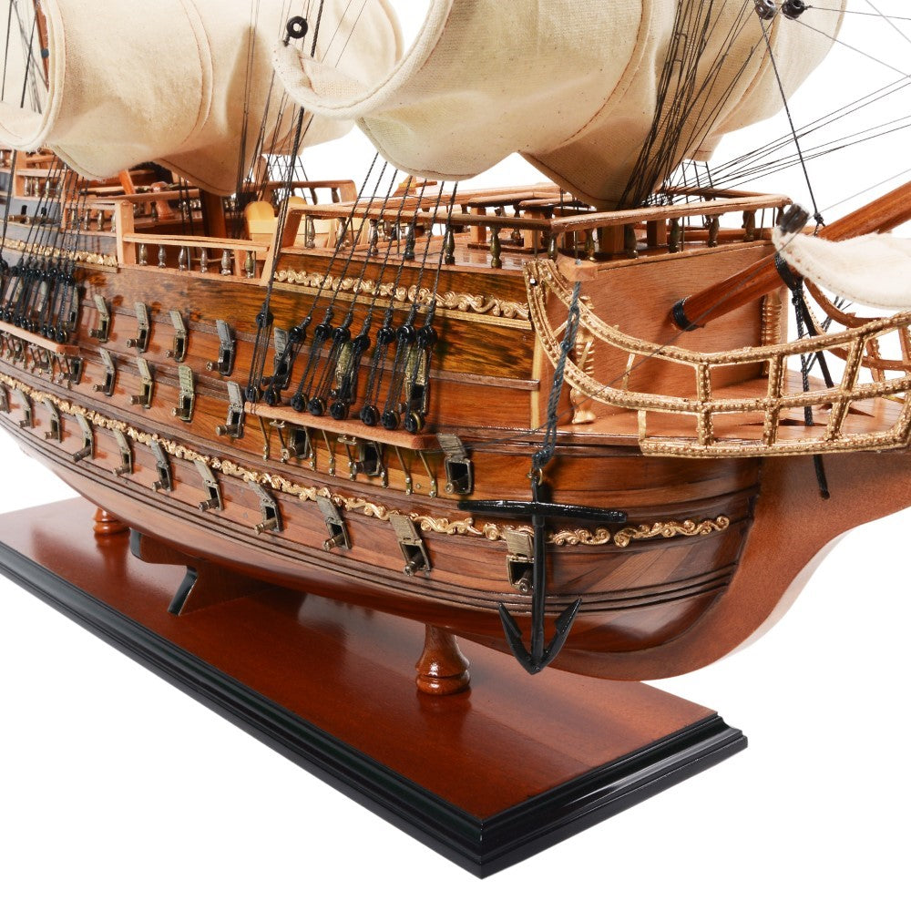 Maquette de grand voilier St. Espirit ligne Amiral