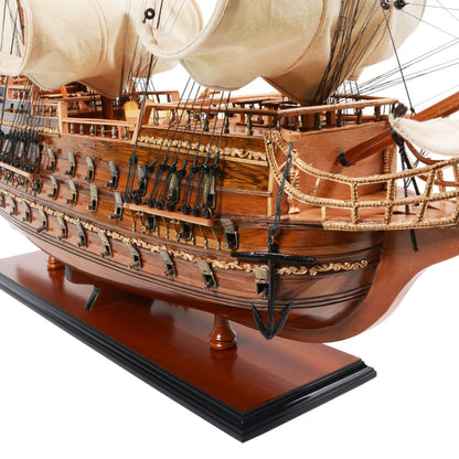 Maquette de grand voilier St. Espirit ligne Amiral