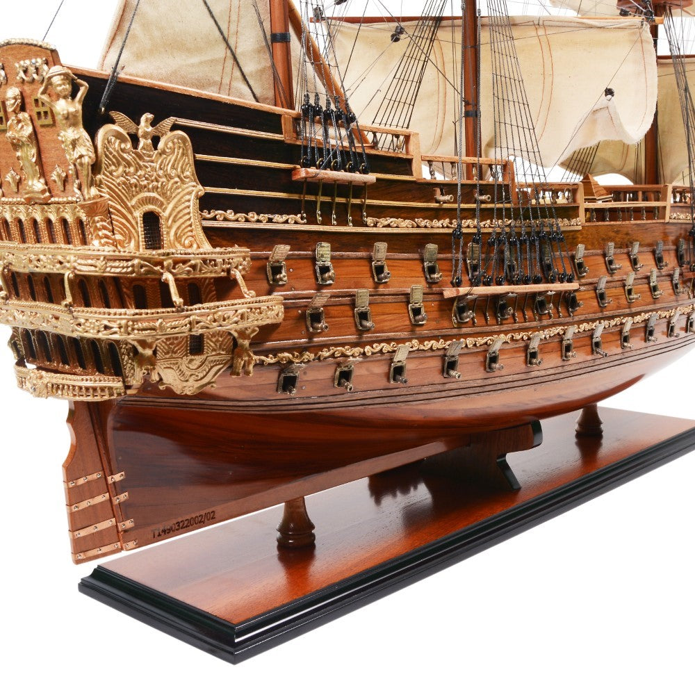 Maquette de grand voilier St. Espirit ligne Amiral