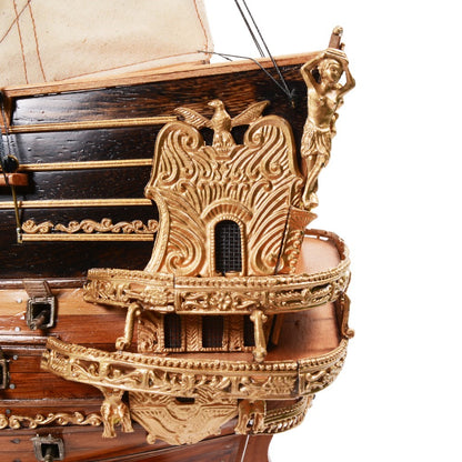 Maquette de grand voilier St. Espirit ligne Amiral