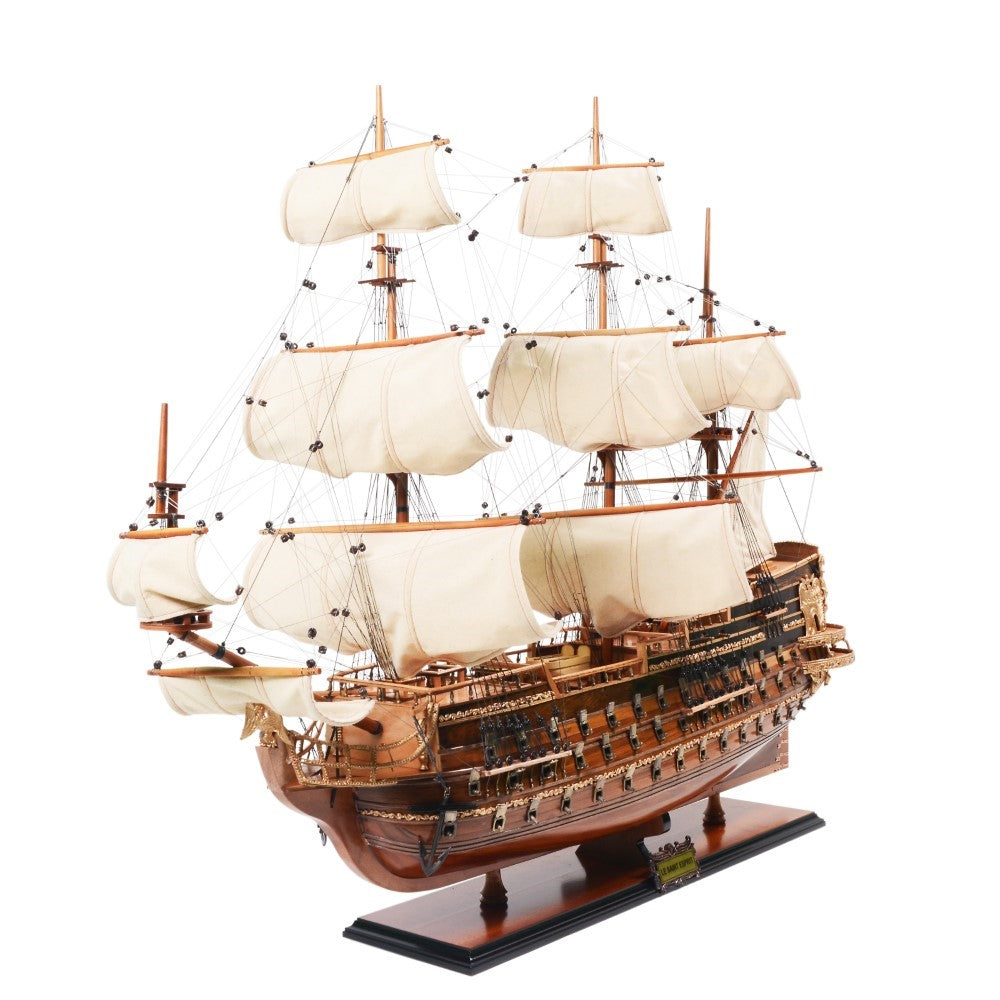 Maquette de grand voilier St. Espirit ligne Amiral