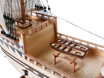 Majestic Mayflower Combo: A Model Ship and Iconic T-Shirt