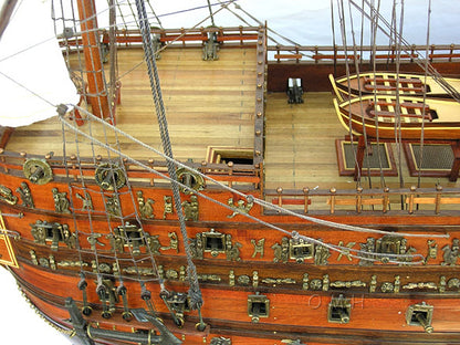 HMS Sovereign of The Seas XL With Display Case No Glass