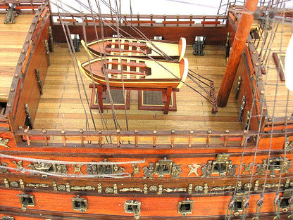 HMS Sovereign of The Seas XL With Display Case No Glass