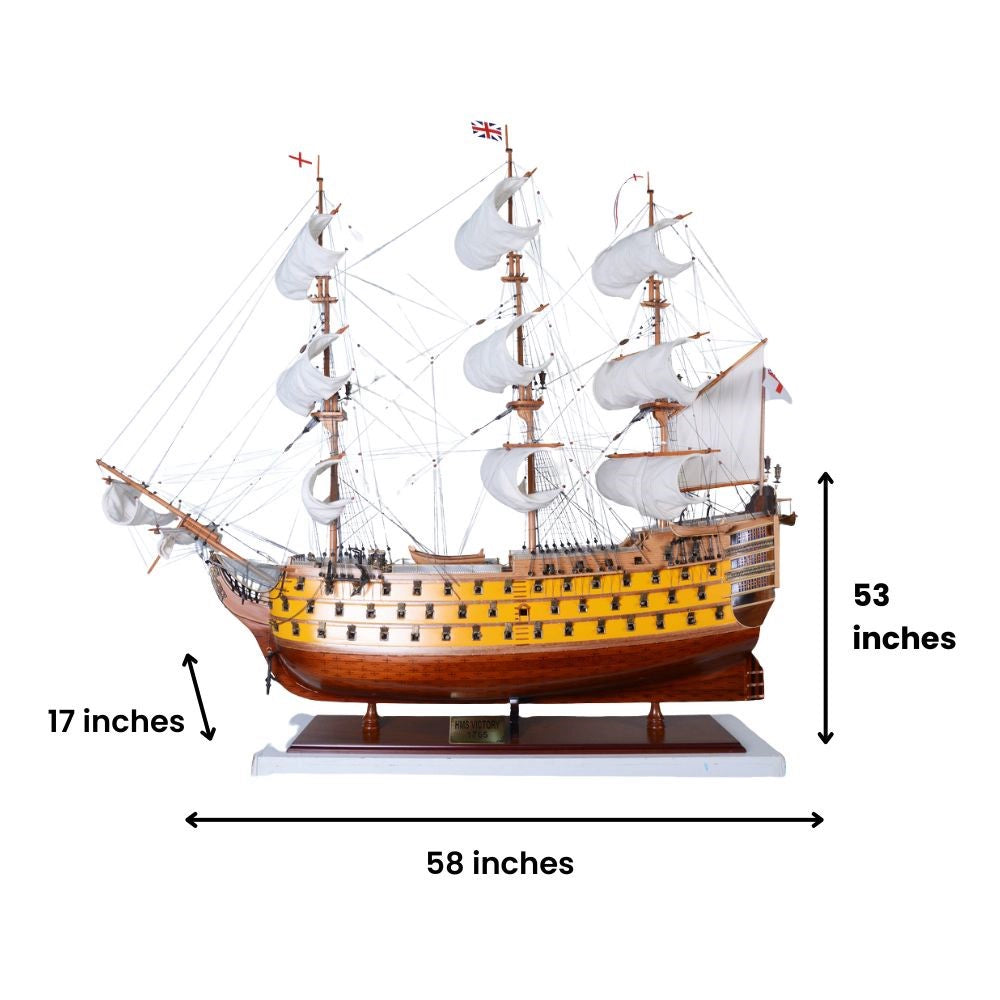 HMS Victory Painted XLarge Fleet Admiral Line | Fully Assembled