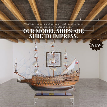 Sovereign of the Seas XXL - 7.5 Ft Limited Edition Ship Model Fleet Admiral Line