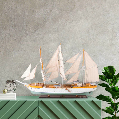 Statsraad Lehmkuhl | Admiral Line Tall Ship Model - Fully Assembled