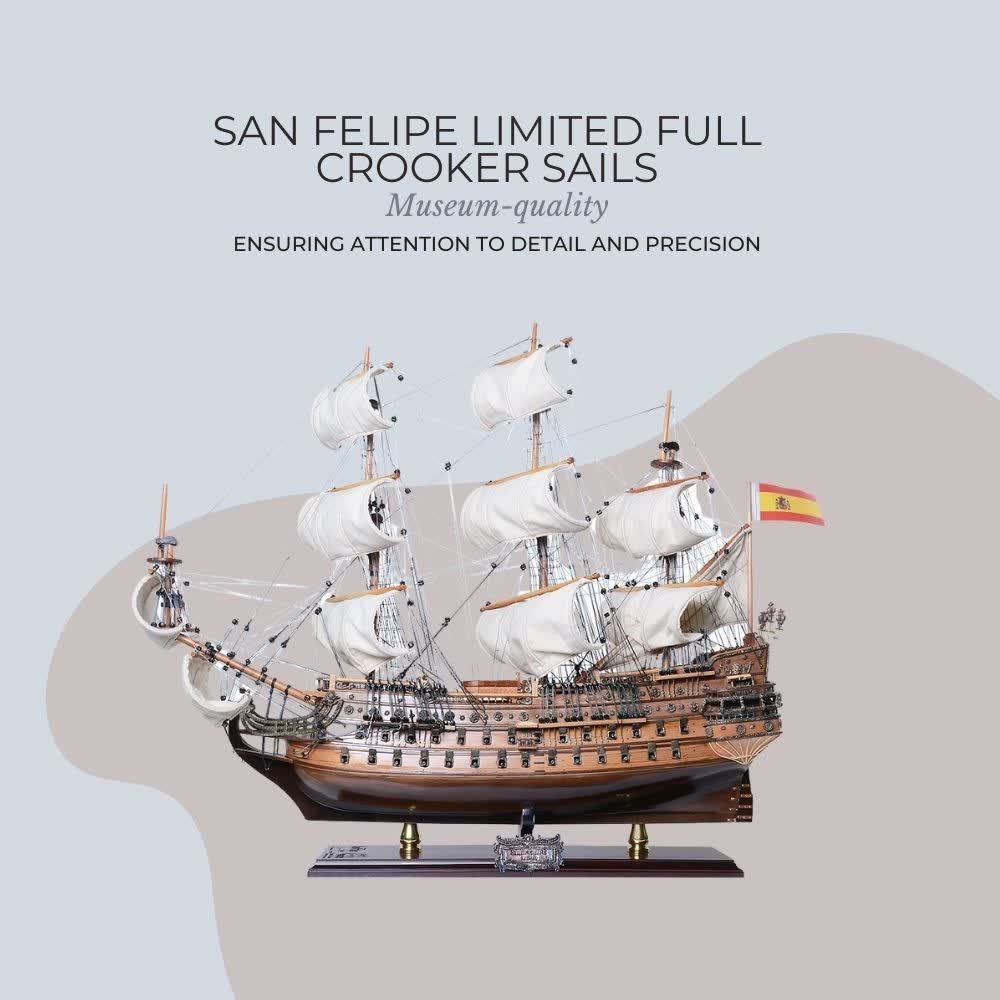 San Felipe Tarihi Gemi Modeli - Orta Boy