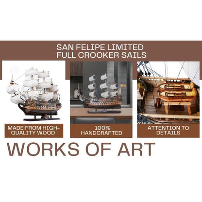 San Felipe Tarihi Gemi Modeli - Orta Boy