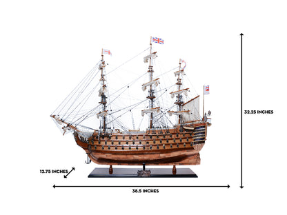Ultimate HMS Victory Combo: A Model Ship and Classic Hat