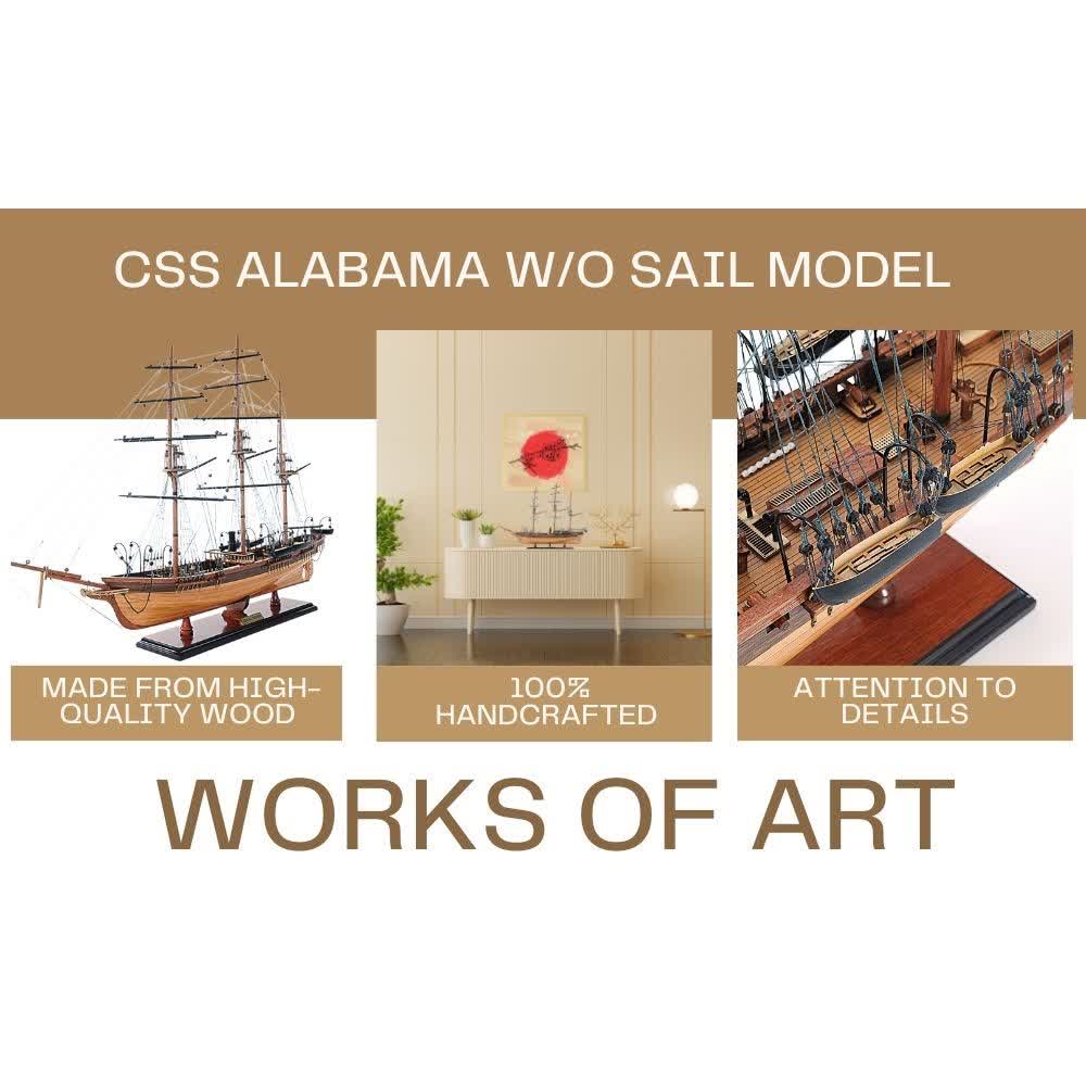 CSS Alabama Yelkenli Amiral Hattı olmadan