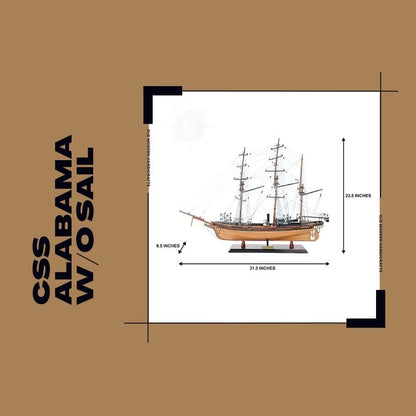 CSS Alabama Yelkenli Amiral Hattı olmadan