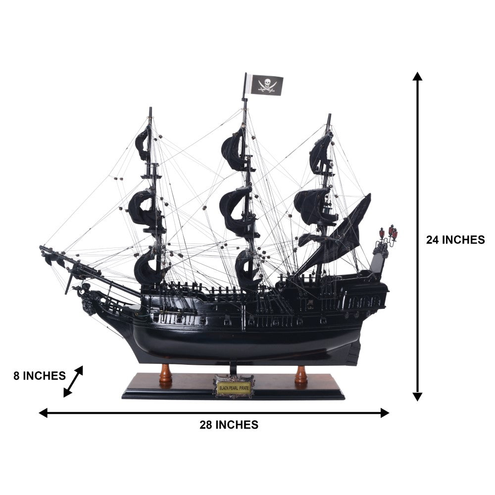 MAQUETTE DE BATEAU DE PIRATE BLACK PEARL MEDIUM