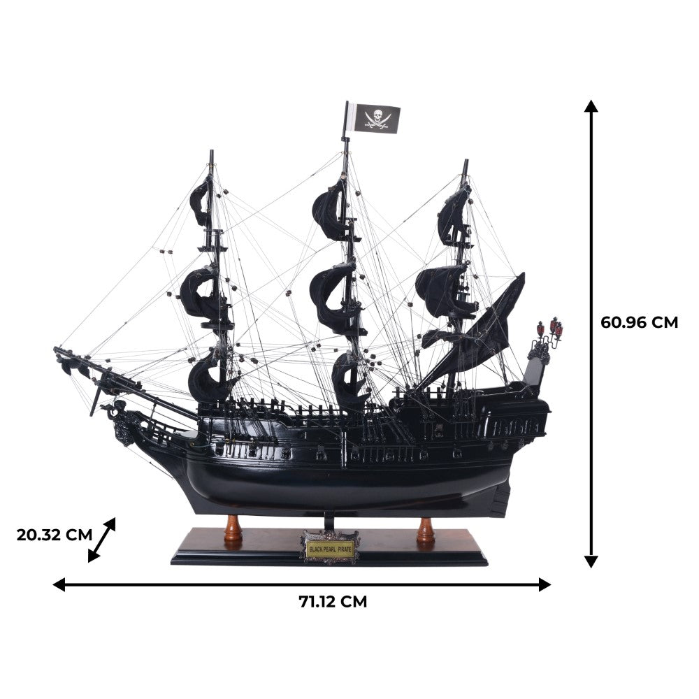 MAQUETTE DE BATEAU DE PIRATE BLACK PEARL MEDIUM