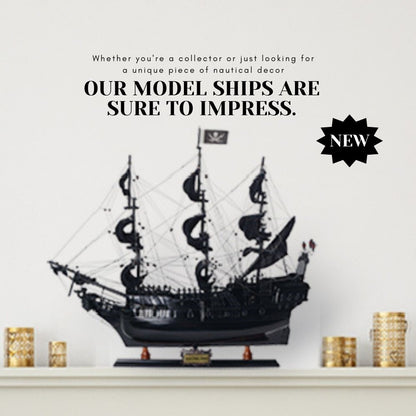 MAQUETTE DE BATEAU DE PIRATE BLACK PEARL MEDIUM