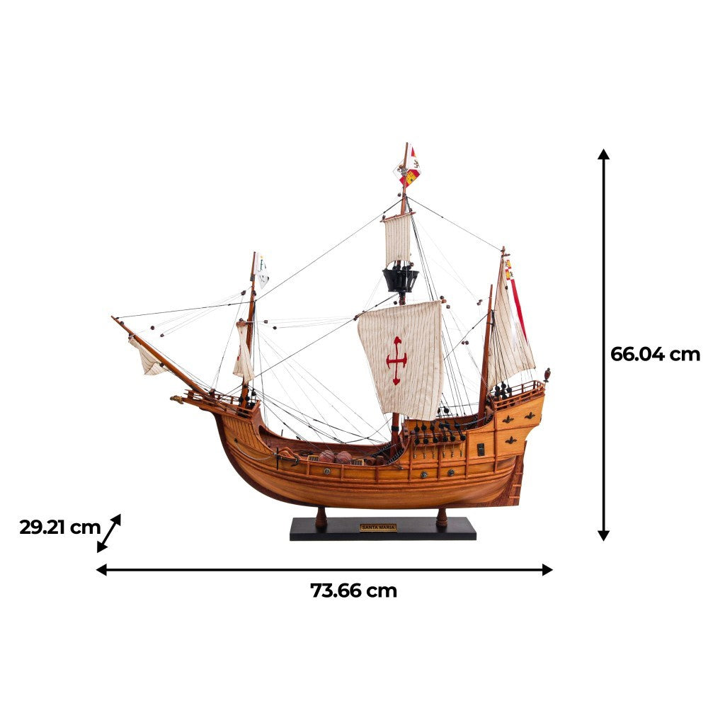 Santa Maria Kolomb Gemisi Modeli Amirallik Serisi
