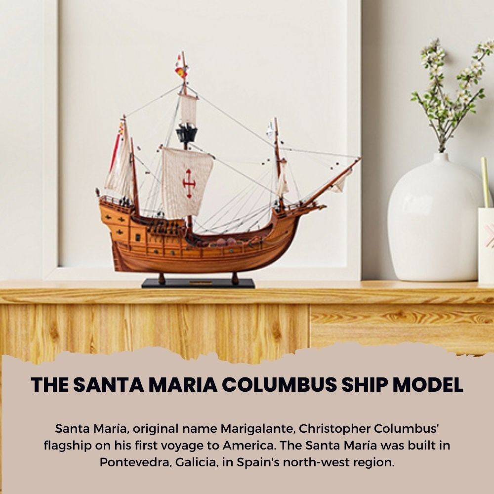 Santa Maria Kolomb Gemisi Modeli Amirallik Serisi