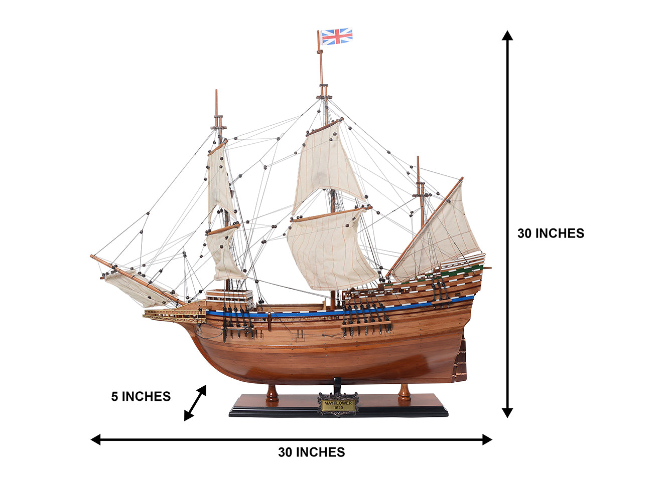 Majestic Mayflower Combo: A Model Ship and Iconic T-Shirt
