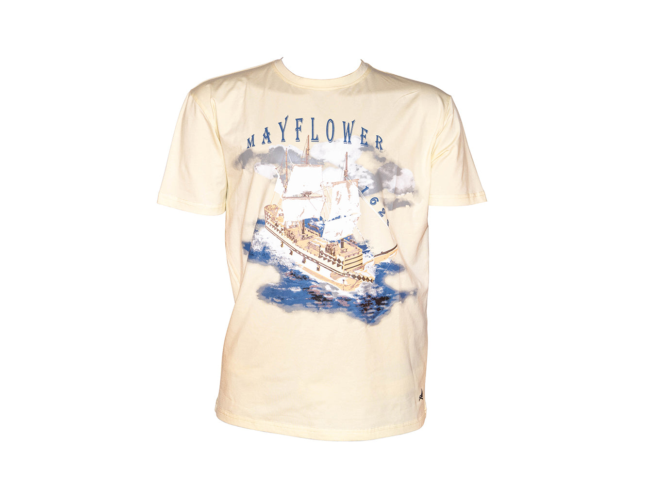 Majestic Mayflower Combo: A Model Ship and Iconic T-Shirt