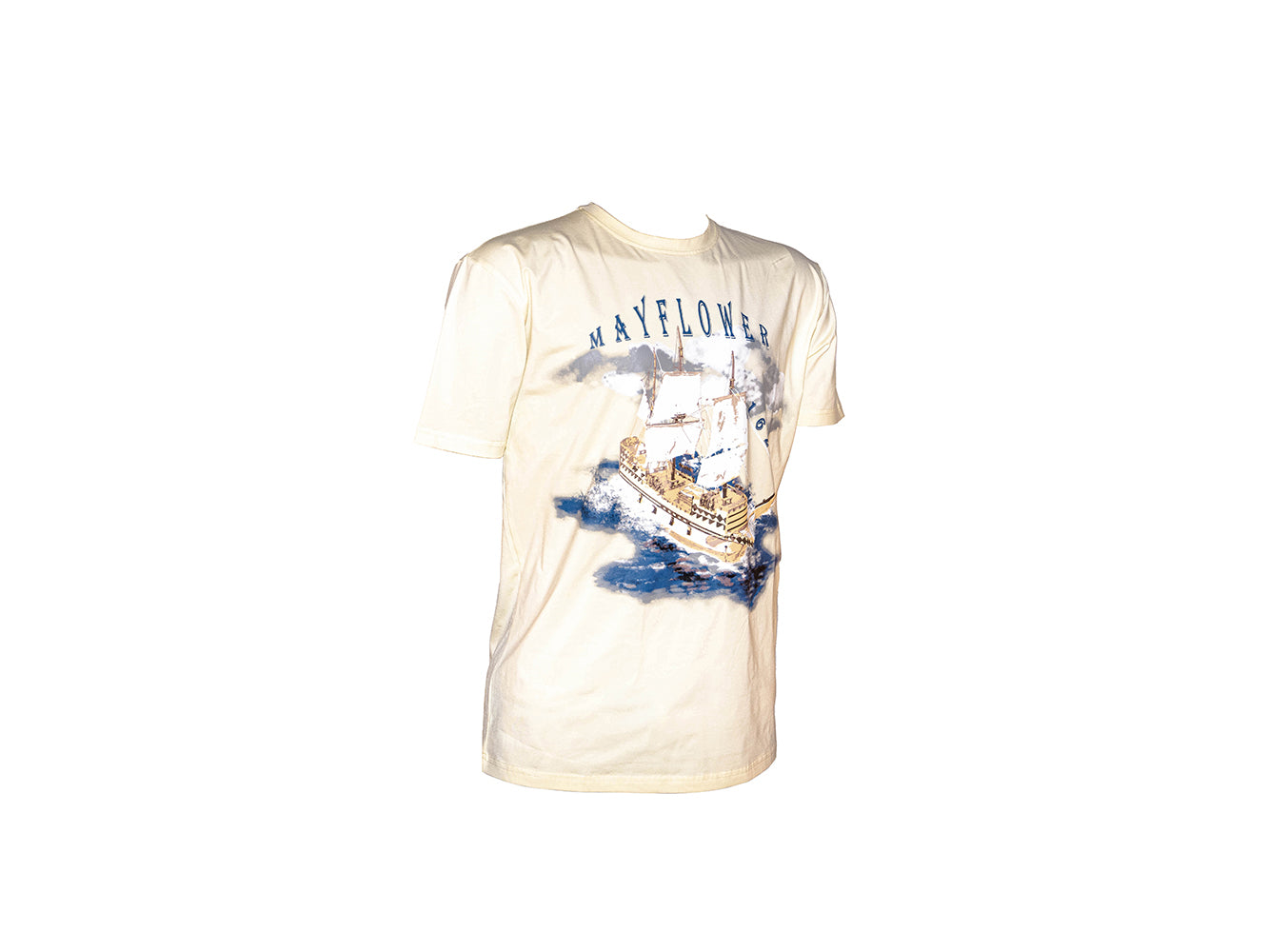 Majestic Mayflower Combo: A Model Ship and Iconic T-Shirt