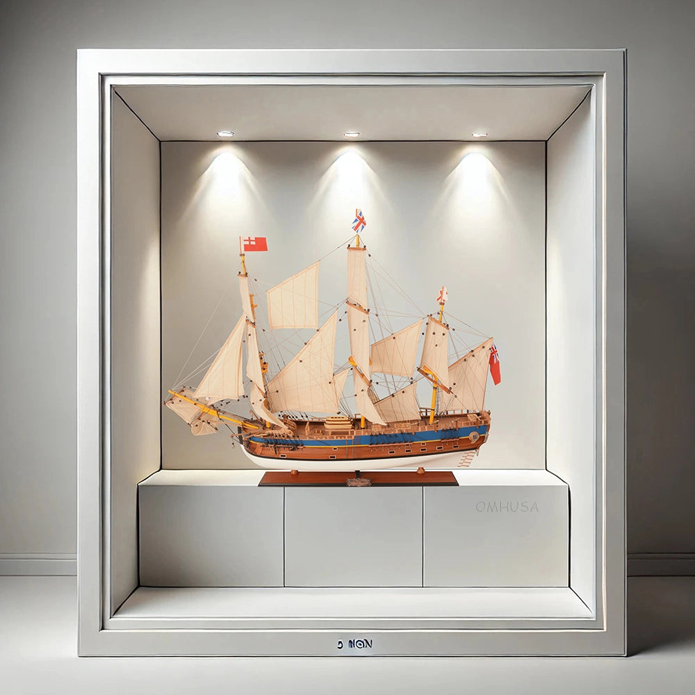 HMS Endeavour White Painted