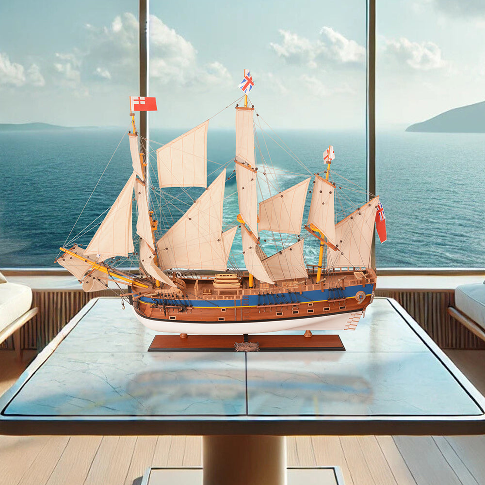 HMS Endeavour White Painted