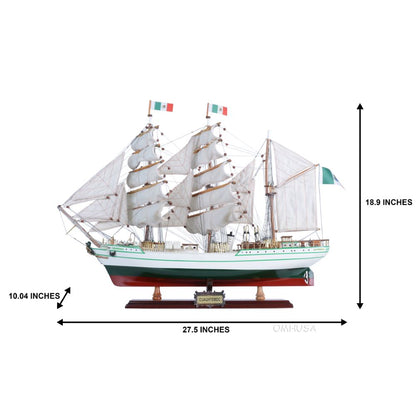 Cuauhtemoc Medium (curved sails) 28 inches